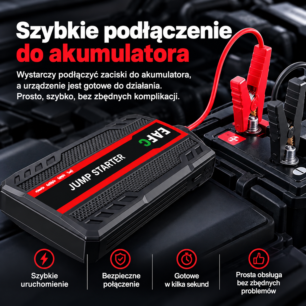 FoxStart™ - Przenośny Rozrusznik do auta