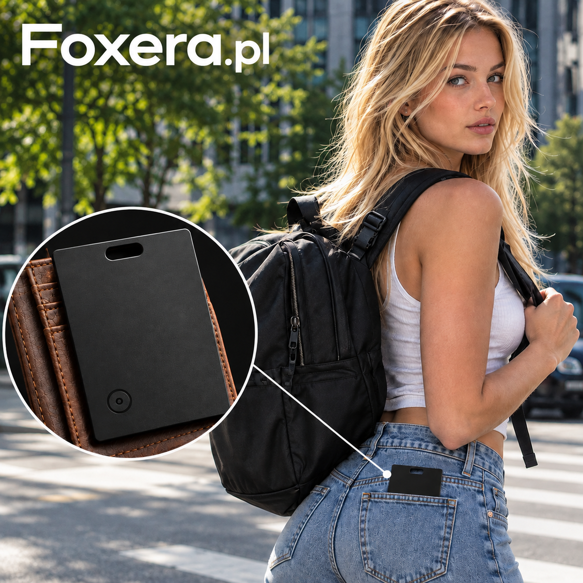 FoxGPS™ - Karta GPS do: Portfela, Telefonu, Auta, Torby
